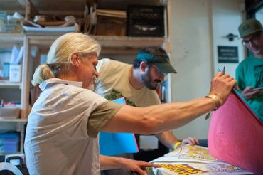 Jim Pollock Screens 'n' Suds - Art Hop Beer Print