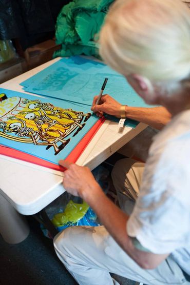 Jim Pollock Screens 'n' Suds - Art Hop Beer Print