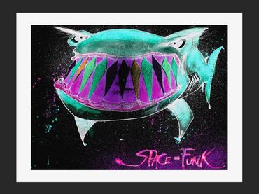 Joey Feldman Screens 'n' Suds - Art Hop Beer Print Space Funk