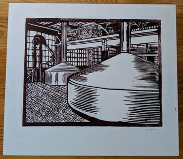 Marc Guertin Screens 'n' Suds - Art Hop Beer Print