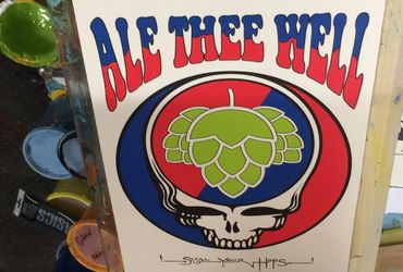 Chris McNamara "Ale Thee Well" RVA Art Print Hop Beer Screens 'n' Suds