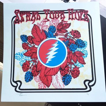 Tom Shaw Screens 'n' Suds - Art Hop Beer Print