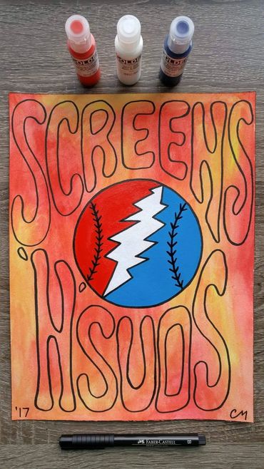 Chris McNamara RVA Art Print Hop Beer Screens 'n' Suds