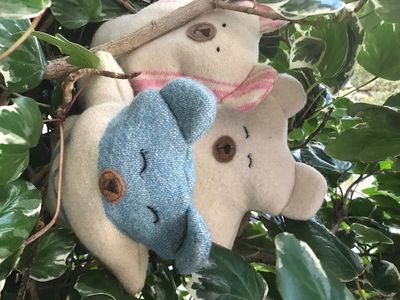 All Blankey Bears are stuffed with pure antimicrobial, Merino wool