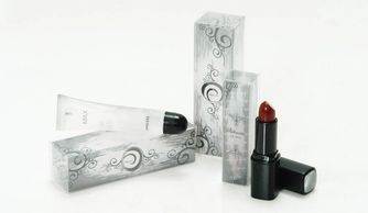 Clear PET folding box for lipstick