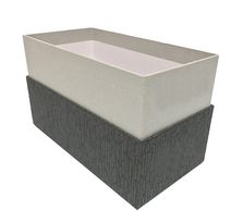 rigid open box for sample binder, interior design sampling box, sample tray, rigid sample boxes