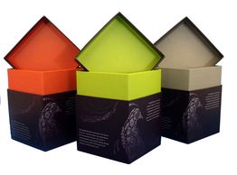 Shoulder rigid box, candle box, rigid box with insert and two tone color box for tea product