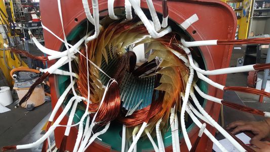 Electric motor repair rewind recondition generators gearbox pumps