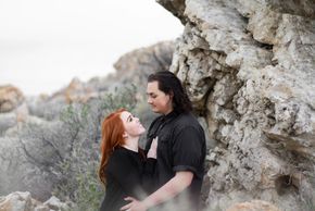 Swansea Wales Wedding photographer photographs Salt Lake City couple for their engagement photo sess