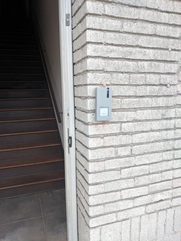 Multi-unit building access control - secure stairwell entry system installation