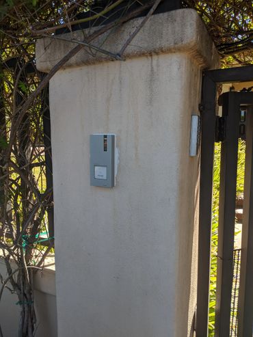 Smart gate entry system - outdoor security access control with remote network integration