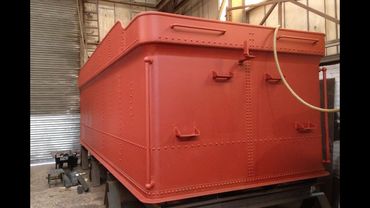 Hall class steam locomotive tender tank