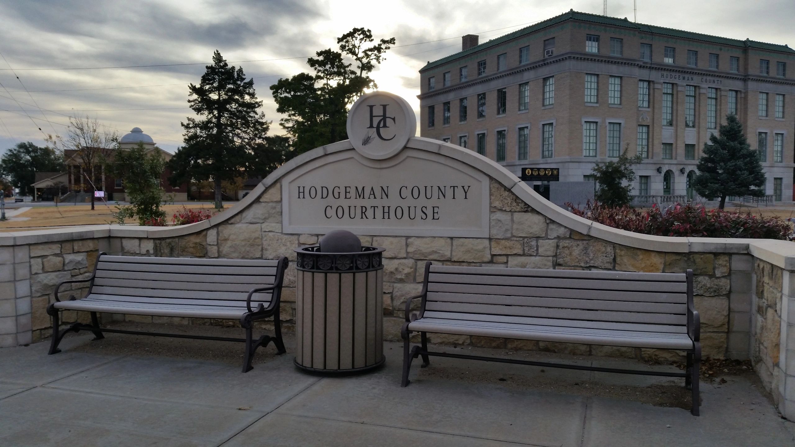 Historic Hodgeman County Courthouse.