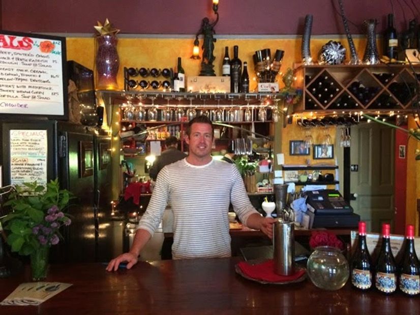 Port Townsend Fountain Cafe owner, Nick Yates. 