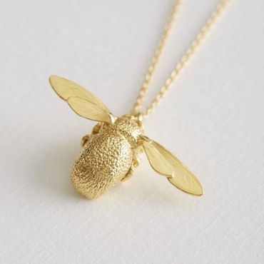 Bumble Bee Pendant by Alex Monroe