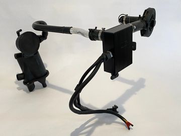 View of Full UAOS-AL kit except for aluminum relocation bracket for change-over valve and mounting h