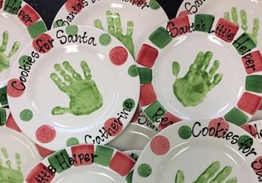Holiday Handprint Plates for Preschools & Elementary Sites