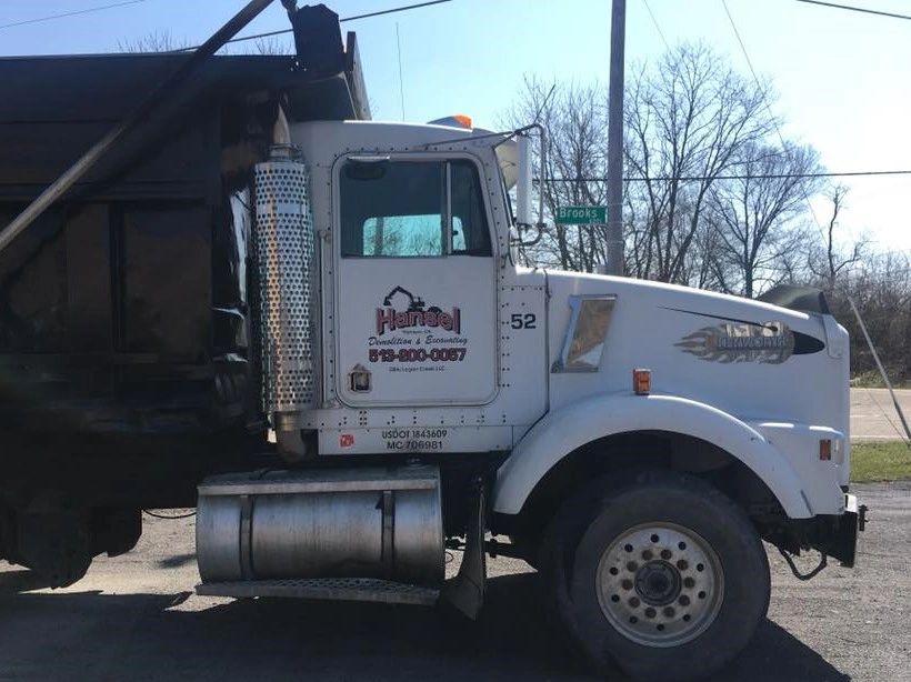 Hansel Demolition & Excavating d.b.a. Logan Creek, LLC hauling services located in Cincinnati, Ohio