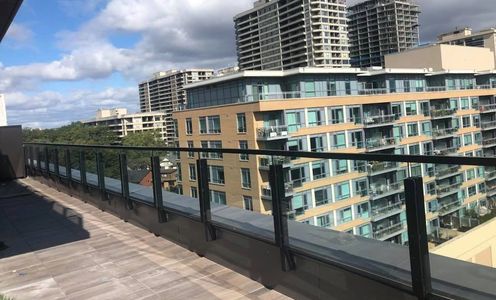 Glass Railing Power Coated. Design Stainless Steel Toronto