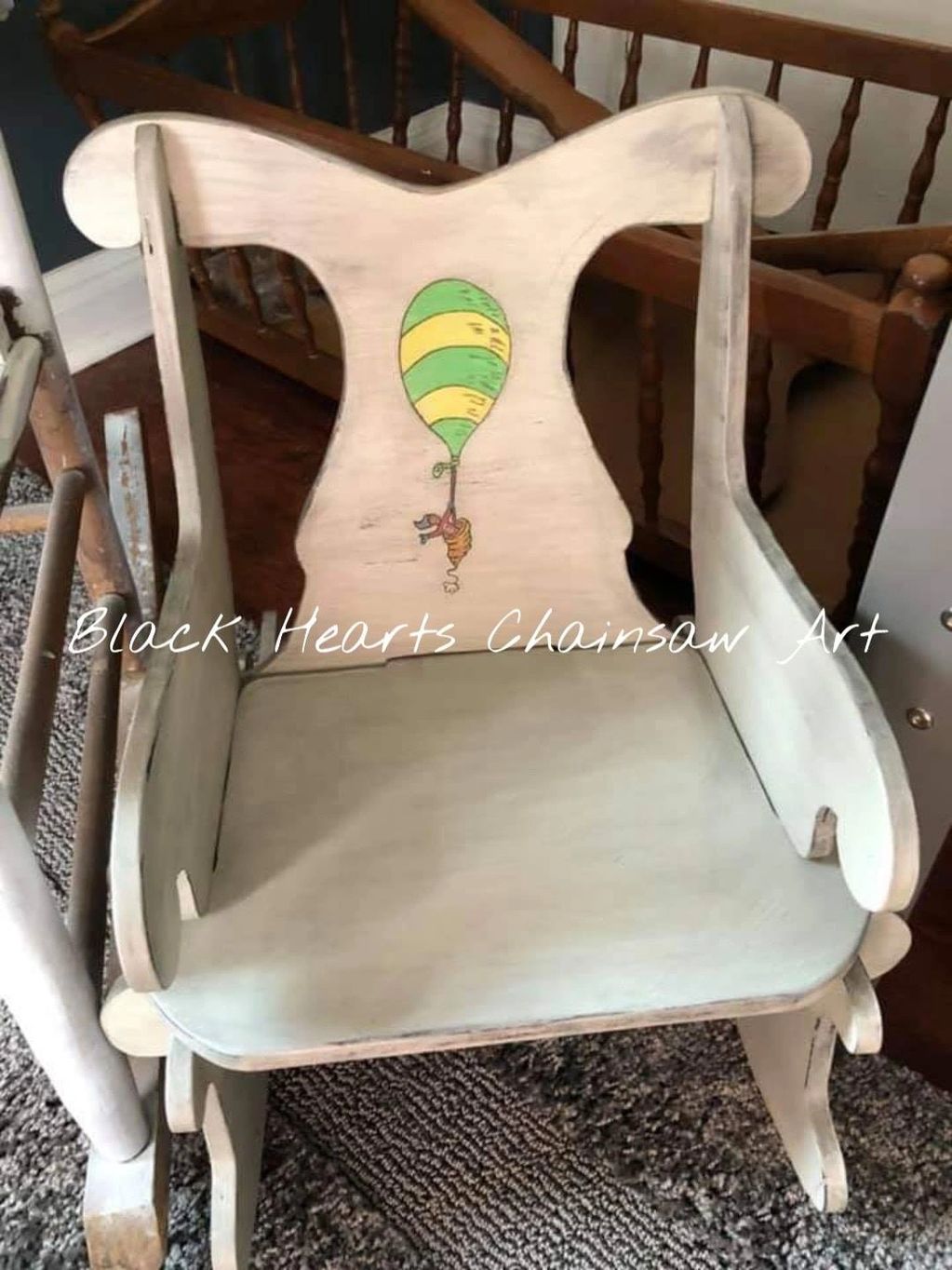Our Puzzle Rocker can be customized to fit any nursery theme and is perfect for boys and girls!
Co