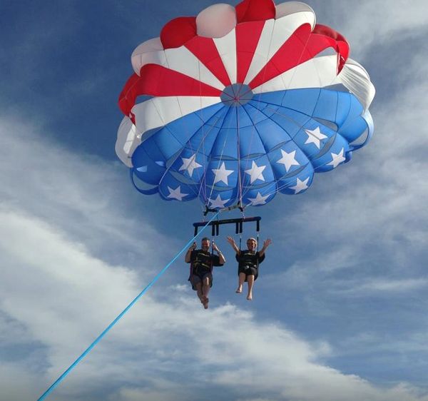 Parasailing, Catalina Island