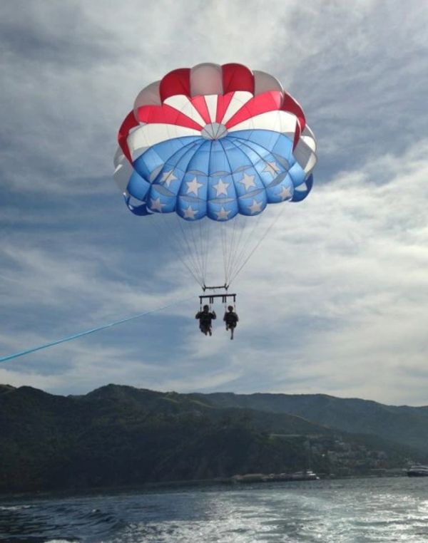 Parasailing, Catalina Island