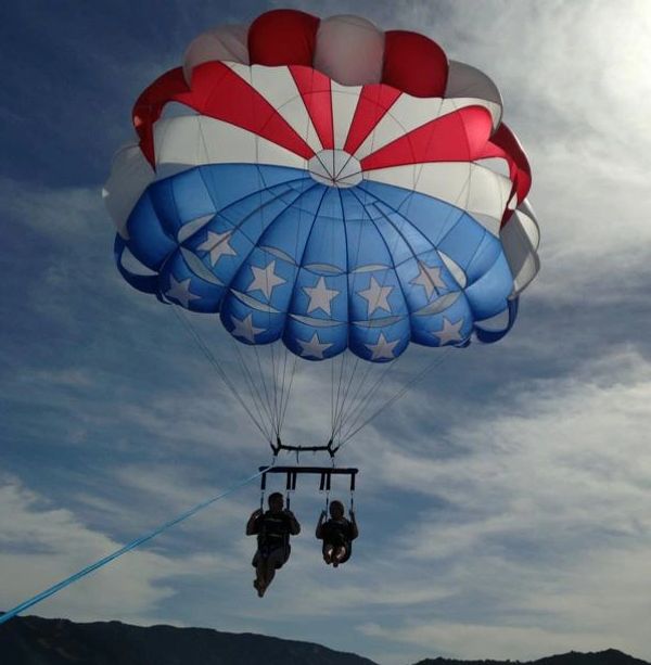 Parasailing, Catalina Island