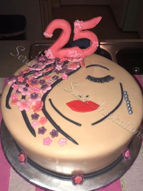 25th Birthday cake, an inspiration of idea!