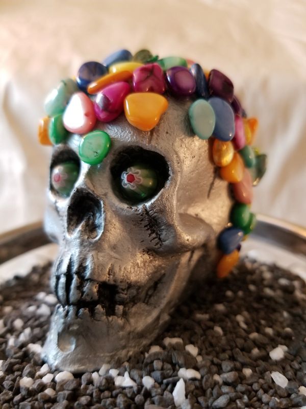 Ancestor Skull "Coat of Many Colors"