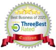 The Three Best Rated Logo confirms Trusted Pet Carer's nomination as a Best Business of 2020