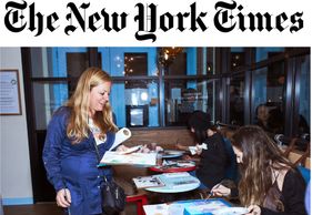 The New York Times features Pet Portrait Fun Paint and Sip party in Boris and Horton NYC
