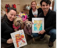 Paint Your Pet Portrait Fun Party -Sip and Paint