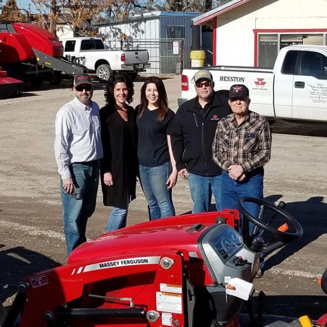 Dave Ott and the Ott's Farm Equipment family.