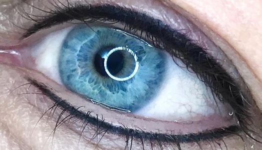 top and bottom eyeliner tattooing