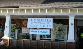 His Shells by Brenda  in Manteo on Roanoke Island in the Outer Banks