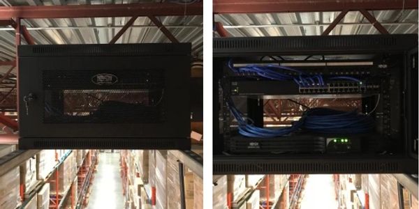 installation of structural cabling after performing wireless site survey using ekahau site survey