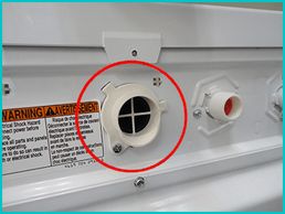 "W-6" Vent that is compatible with Washer Fan Breeze