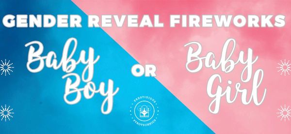 Boy or Girl Gender Reveal Fireworks.