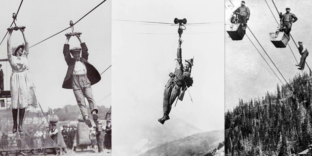 Zip Lines have been a practical way to travel. Zip Lines have been used in the most cultures.