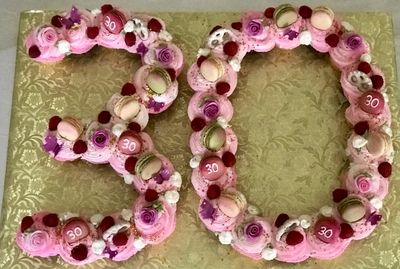 Number cupcake cakes are very popular for celebrating that special milestone year.