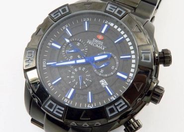 Swiss Precimax Stainless Quartz Divers Watch sapphimax crystal