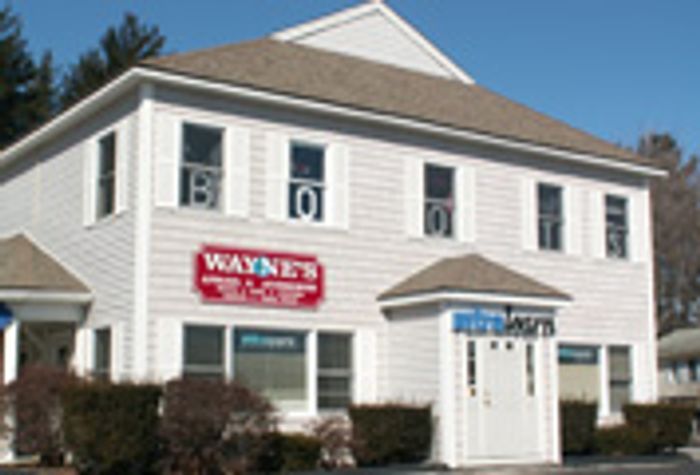 WAYNE'S IS LOCATED ON THE 2ND FLOOR AT THE END OF THE BUILDING. WE LOOK FORWARD TO BEING OF SERVICE