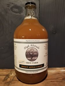 apple cider, organic, cold-pressed, unpasteurized