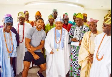 THE BOXER VISIT TO HOMELAND.