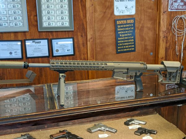 AR bolt action sniper rifle bench rest gun