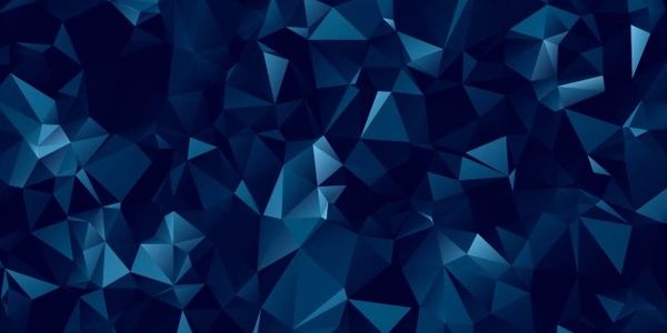 A navy blue geometric pattern