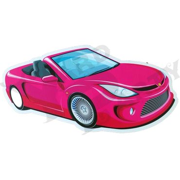 Sweet 16 Theme - Pink Convertible