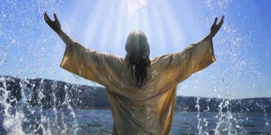 Our Lady of Compassion Sacraments Baptism Jesus dove