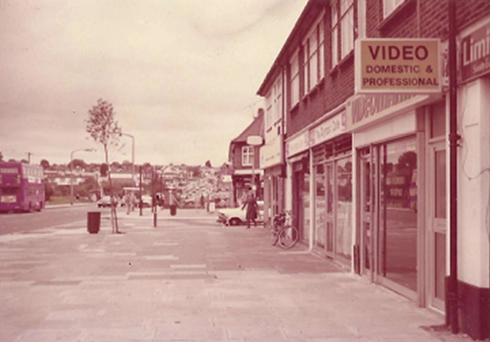 Videomania shop, opened in 1979 on Neasden Lane, NW London