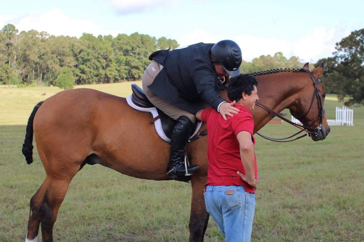 Team Work Makes The Dream Work🍀💕🌸🍀
Ismael Princeton and I at Aiken Fall Hunter Trial at Paradise